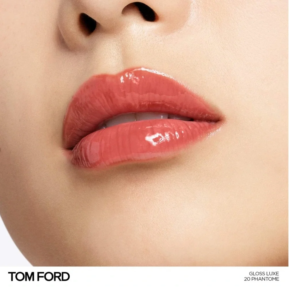 Tom Ford Gloss Luxe brilliant brand new shade 20 phantome makeup lip gloss